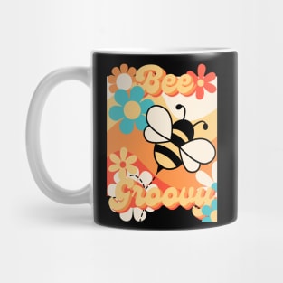 Bee Groovy - 70s vibe Mug